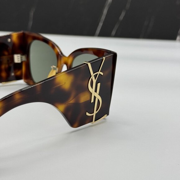 NEW SAINT LAURENT SLM119/F BLAZE 002 HAVANA WOMEN SUNGLASSES main image 9